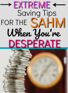 stay at home mom money saving tips