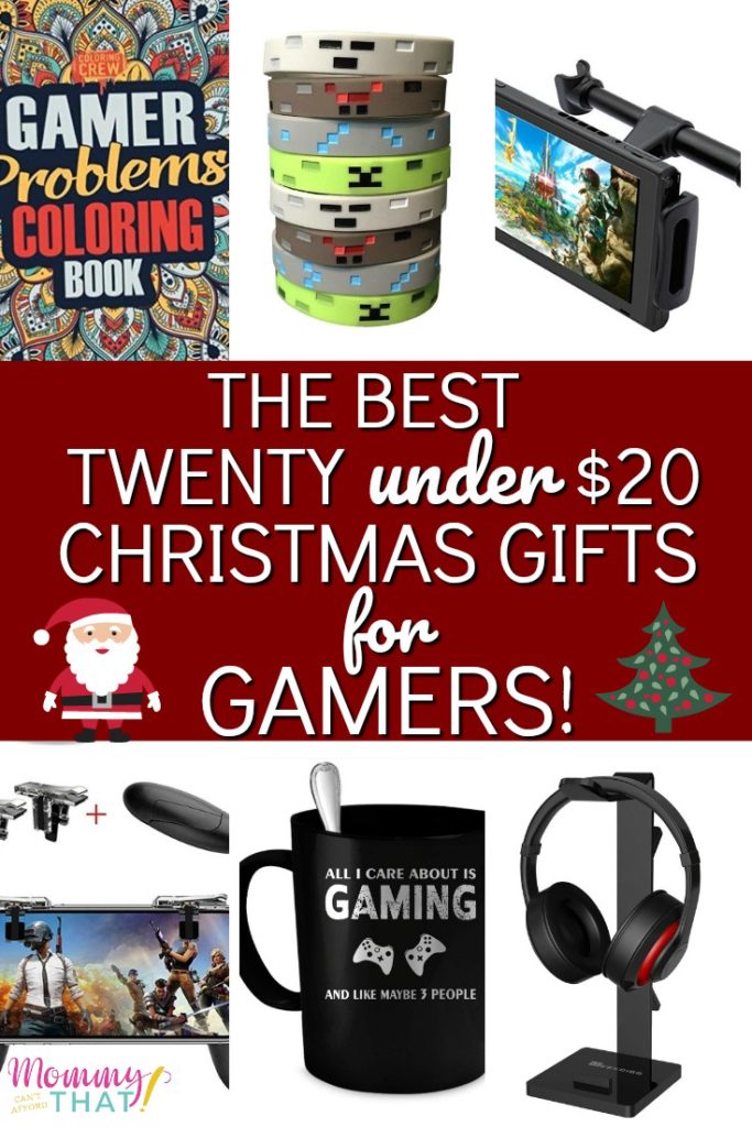 This list of the best twenty under $20 christmas gifts for gamers are not only practical but some of them are downright hilarious. If you are looking for a cheap gift for the gamer in your life without the sacrifice of quality this is a must read! #christmasgifts #christmasgiftideas #cheapchristmasgifts