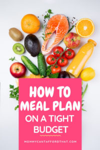 Tips and tricks for meal planning on a tight budget. Never eat rice and beans again!