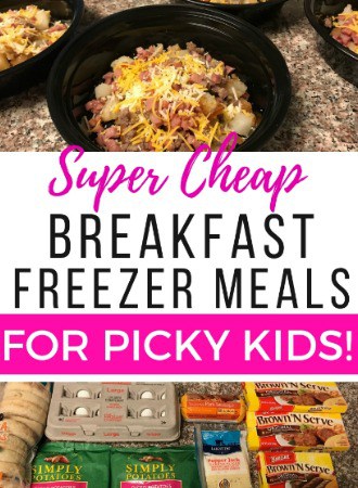 Easy Breakfast Freezer Meals For Picky Kids Under $25